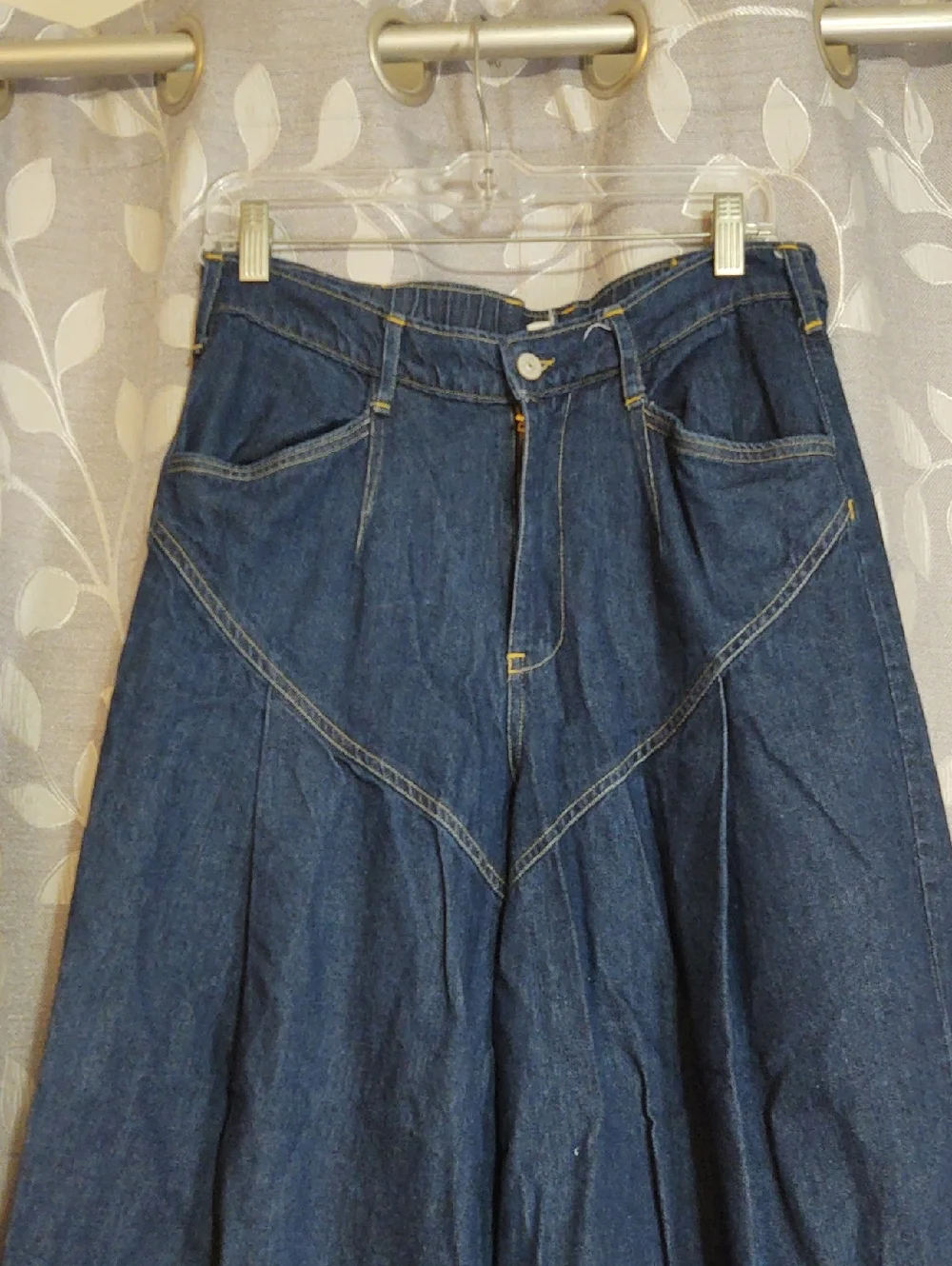 Ivy Jane Wide-Leg Dark Blue Women's Jeans Culottes size M - Picture 2 of 7